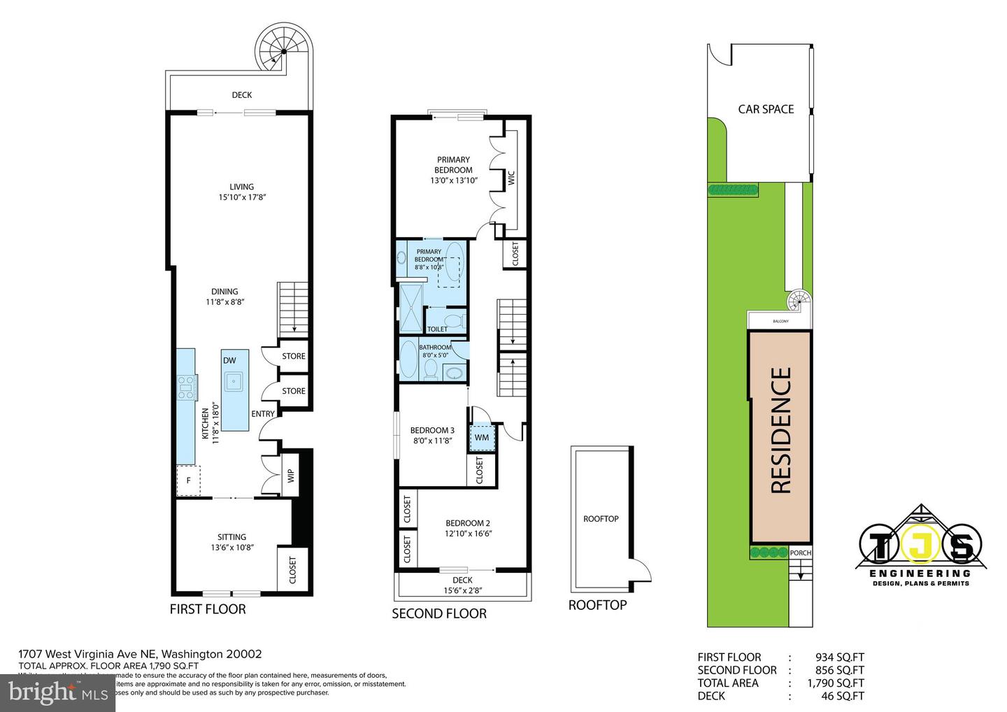 1707 WEST VIRGINIA AVE NE #3, WASHINGTON, District Of Columbia 20002, 4 Bedrooms Bedrooms, ,2 BathroomsBathrooms,Residential,For sale,1707 WEST VIRGINIA AVE NE #3,DCDC2160688 MLS # DCDC2160688