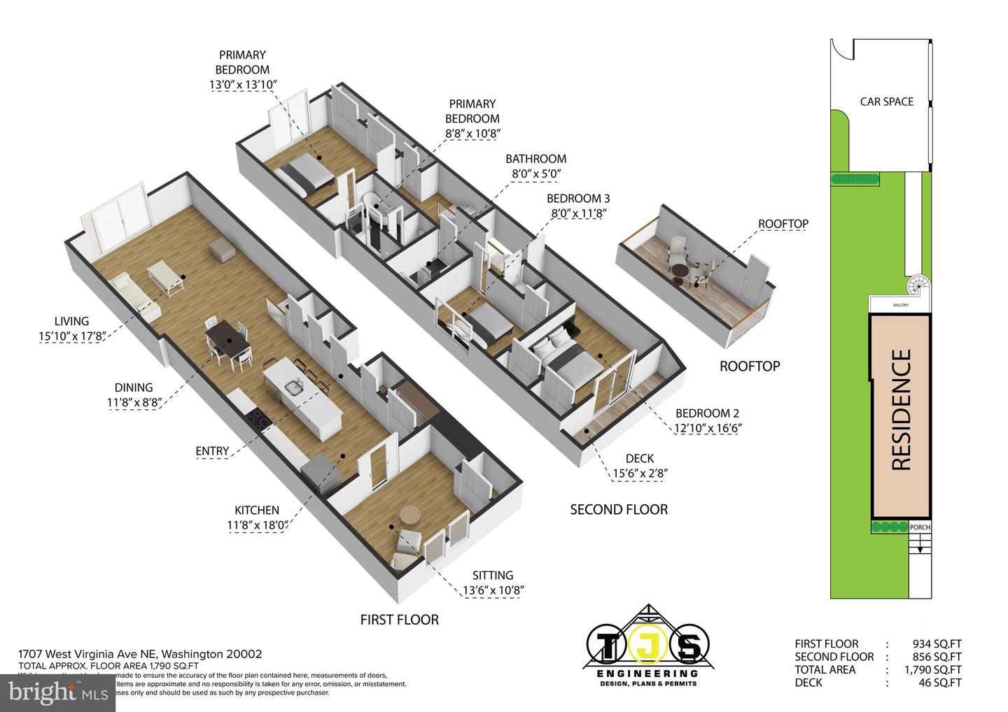 1707 WEST VIRGINIA AVE NE #3, WASHINGTON, District Of Columbia 20002, 4 Bedrooms Bedrooms, ,2 BathroomsBathrooms,Residential,For sale,1707 WEST VIRGINIA AVE NE #3,DCDC2160688 MLS # DCDC2160688