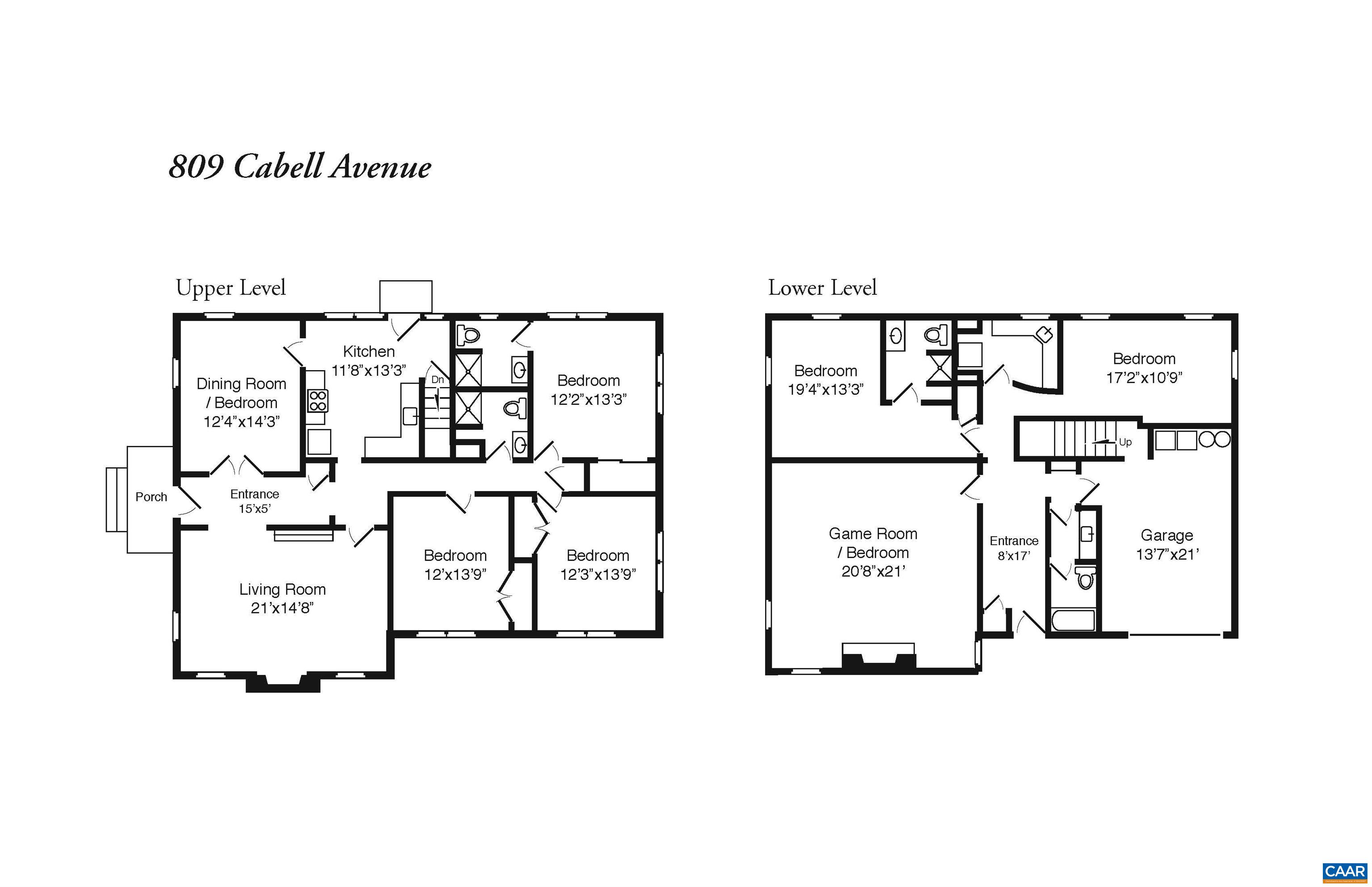 809 CABELL AVE, CHARLOTTESVILLE, Virginia 22903, ,Residential,809 CABELL AVE,657404 MLS # 657404