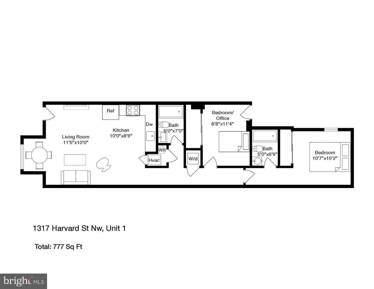 1317 HARVARD ST NW #1, WASHINGTON, District Of Columbia 20009, 2 Bedrooms Bedrooms, 6 Rooms Rooms,2 BathroomsBathrooms,Residential,For sale,1317 HARVARD ST NW #1,DCDC2163460 MLS # DCDC2163460