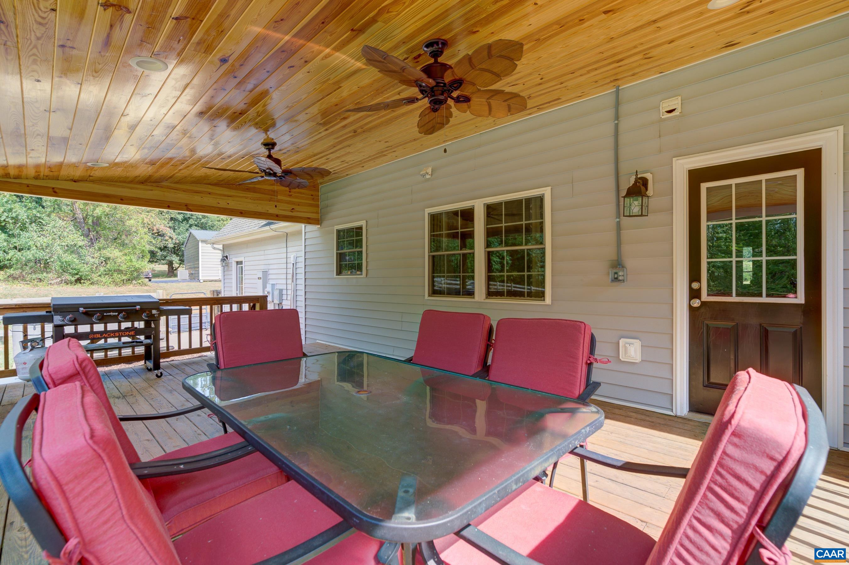 Enjoy cookouts and or relaxing on the covered porch.