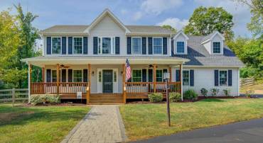 This beautiful, secluded home on nearly 3 acres in Crozet features incredible mountain views.