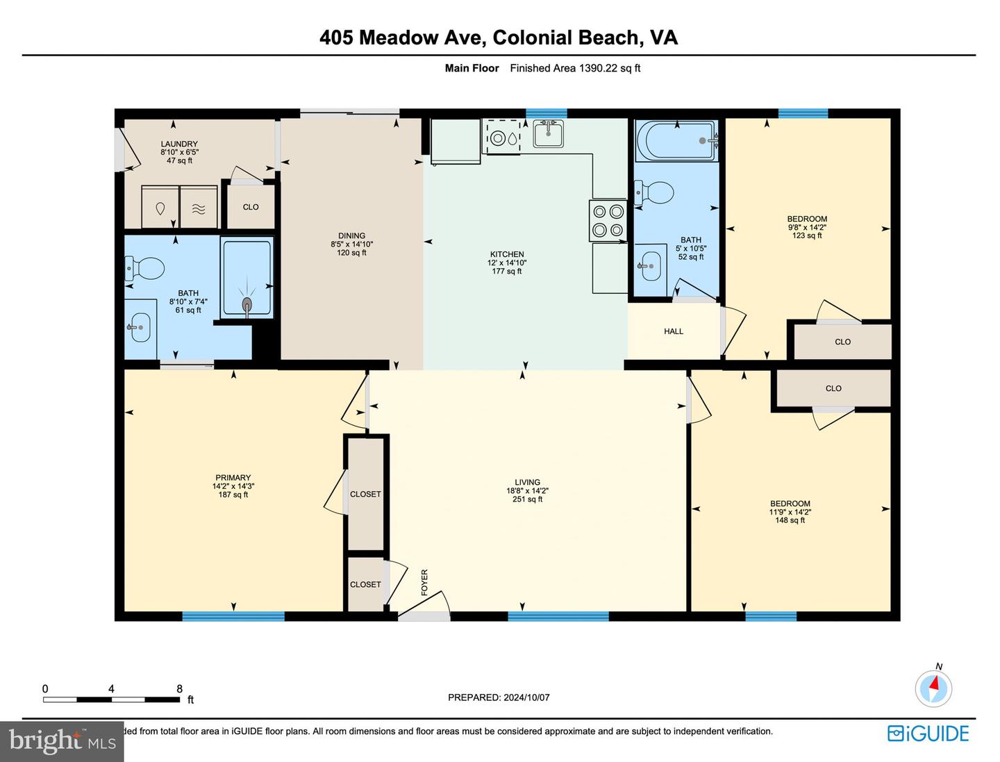 405 MEADOW AVE, COLONIAL BEACH, Virginia 22443, 3 Bedrooms Bedrooms, ,2 BathroomsBathrooms,Residential,For sale,405 MEADOW AVE,VAWE2007600 MLS # VAWE2007600