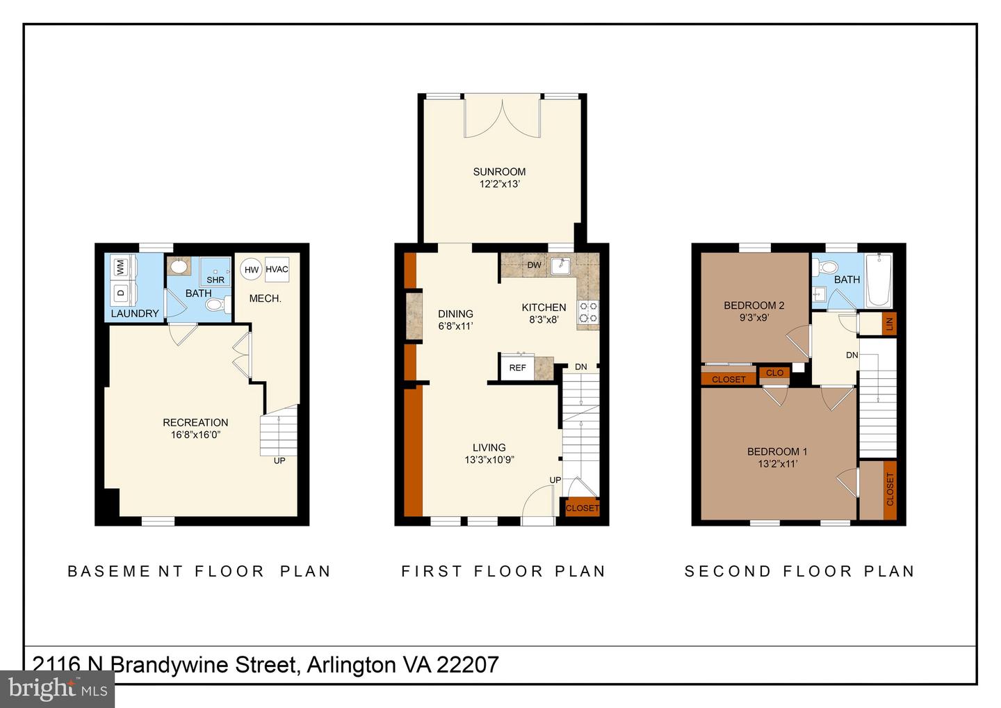 2116 N BRANDYWINE ST, ARLINGTON, Virginia 22207, 2 Bedrooms Bedrooms, ,2 BathroomsBathrooms,Residential,For sale,2116 N BRANDYWINE ST,VAAR2049372 MLS # VAAR2049372