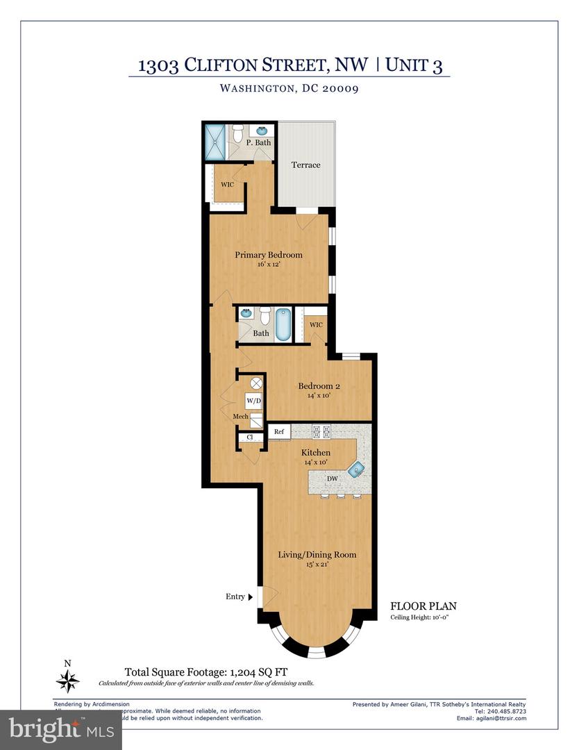 1303 CLIFTON ST NW #3, WASHINGTON, District Of Columbia 20009, 2 Bedrooms Bedrooms, ,2 BathroomsBathrooms,Residential,For sale,1303 CLIFTON ST NW #3,DCDC2163134 MLS # DCDC2163134