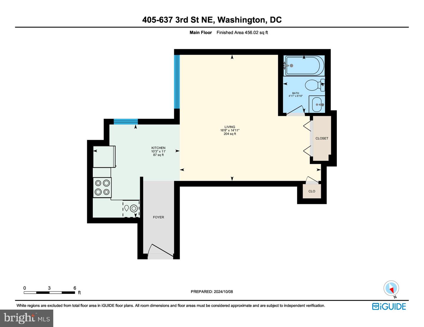 637 3RD ST NE #405, WASHINGTON, District Of Columbia 20002, ,1 BathroomBathrooms,Residential,For sale,637 3RD ST NE #405,DCDC2163436 MLS # DCDC2163436