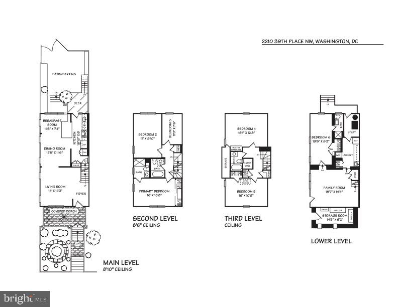 2210 39TH PL NW, WASHINGTON, District Of Columbia 20007, 6 Bedrooms Bedrooms, ,4 BathroomsBathrooms,Residential,For sale,2210 39TH PL NW,DCDC2162490 MLS # DCDC2162490