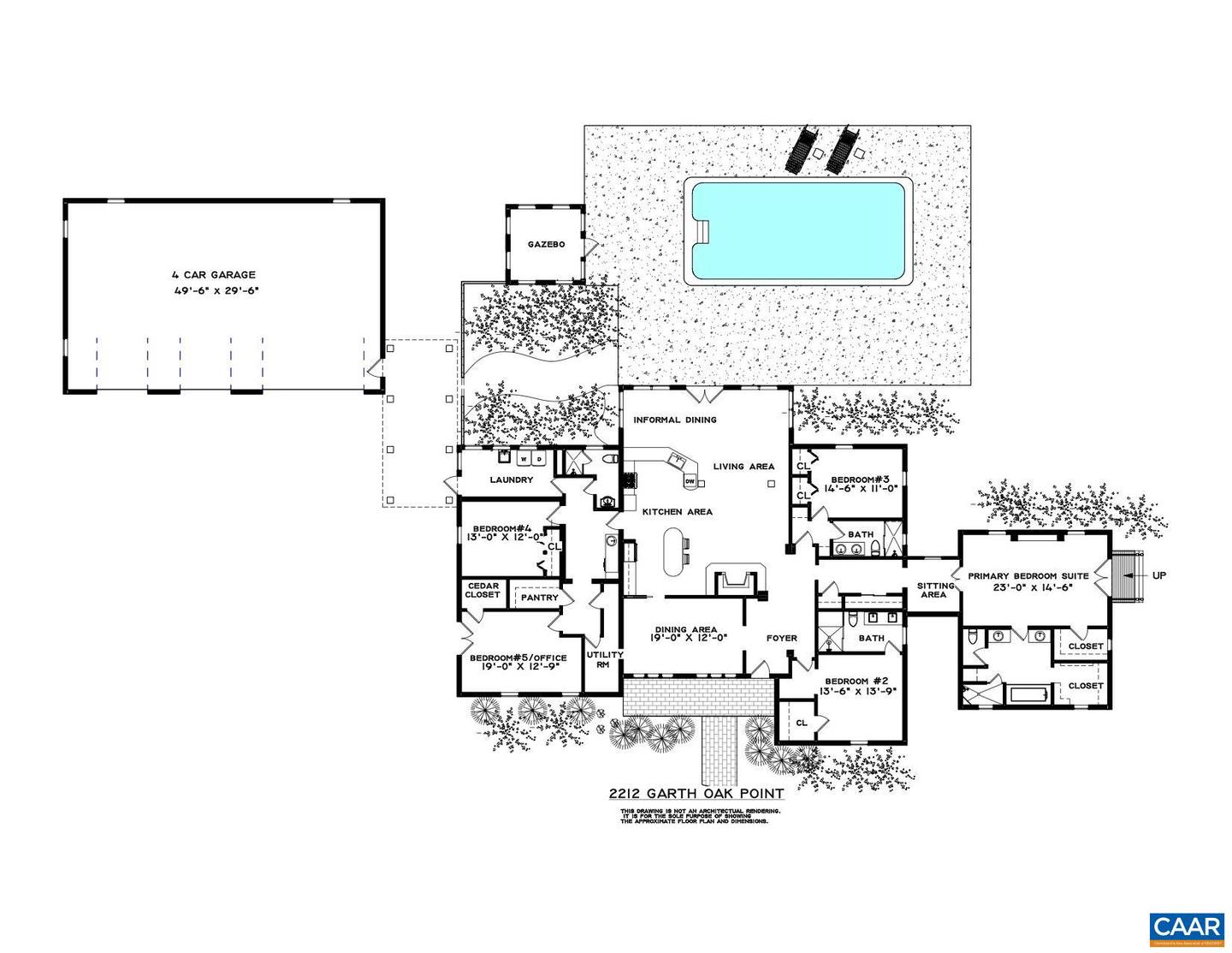 2212 GARTH OAKS PT, CHARLOTTESVILLE, Virginia 22901, 5 Bedrooms Bedrooms, ,4 BathroomsBathrooms,Residential,For sale,2212 GARTH OAKS PT,657605 MLS # 657605