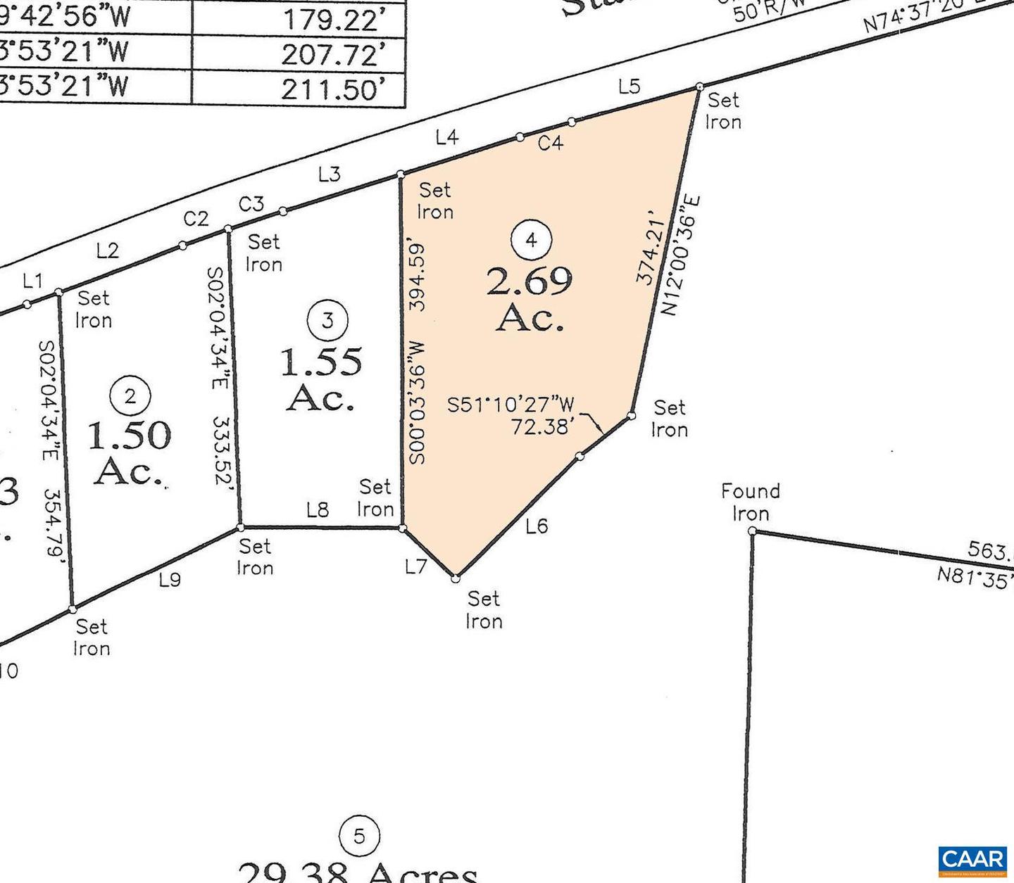 0000 OLIVER RD #4, PROSPECT, Virginia 23960, ,Land,For sale,0000 OLIVER RD #4,657744 MLS # 657744