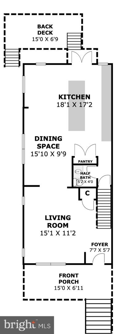 6110 7TH PL NW, WASHINGTON, District Of Columbia 20011, 3 Bedrooms Bedrooms, ,1 BathroomBathrooms,Residential,For sale,6110 7TH PL NW,DCDC2160188 MLS # DCDC2160188