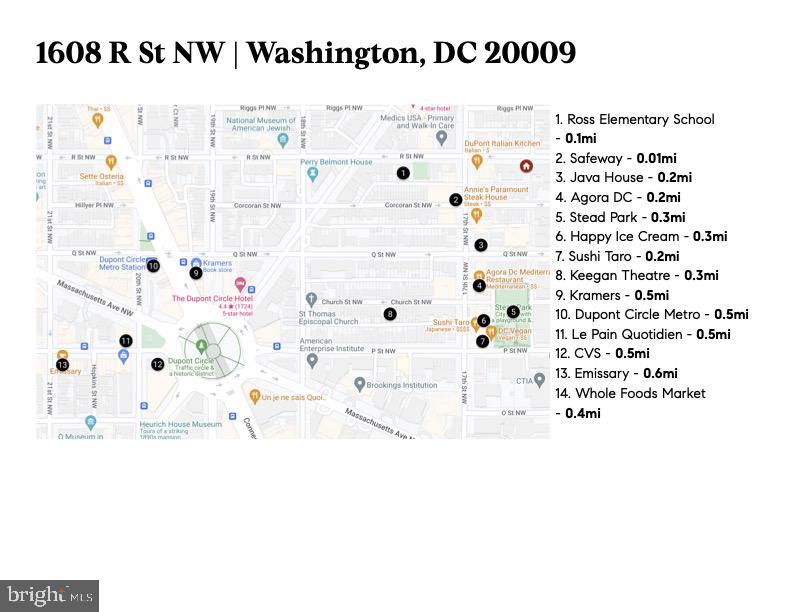 1608 R ST NW, WASHINGTON, District Of Columbia 20009, 4 Bedrooms Bedrooms, ,2 BathroomsBathrooms,Residential,For sale,1608 R ST NW,DCDC2163366 MLS # DCDC2163366