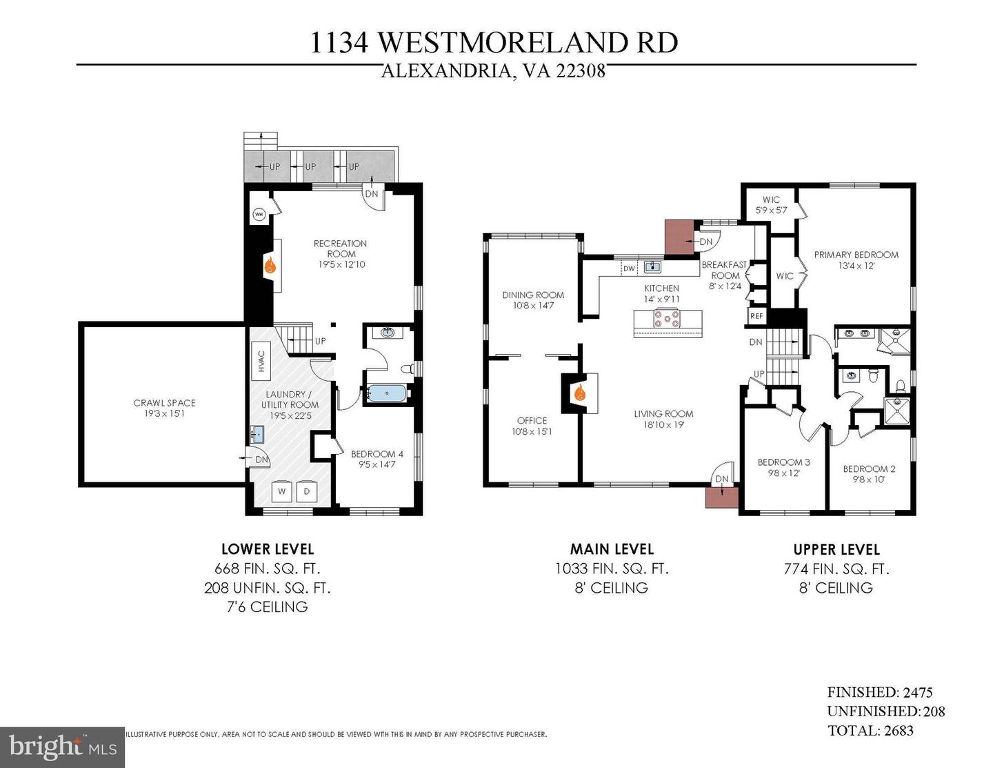 1134 WESTMORELAND RD, ALEXANDRIA, Virginia 22308, 4 Bedrooms Bedrooms, ,3 BathroomsBathrooms,Residential,For sale,1134 WESTMORELAND RD,VAFX2205616 MLS # VAFX2205616