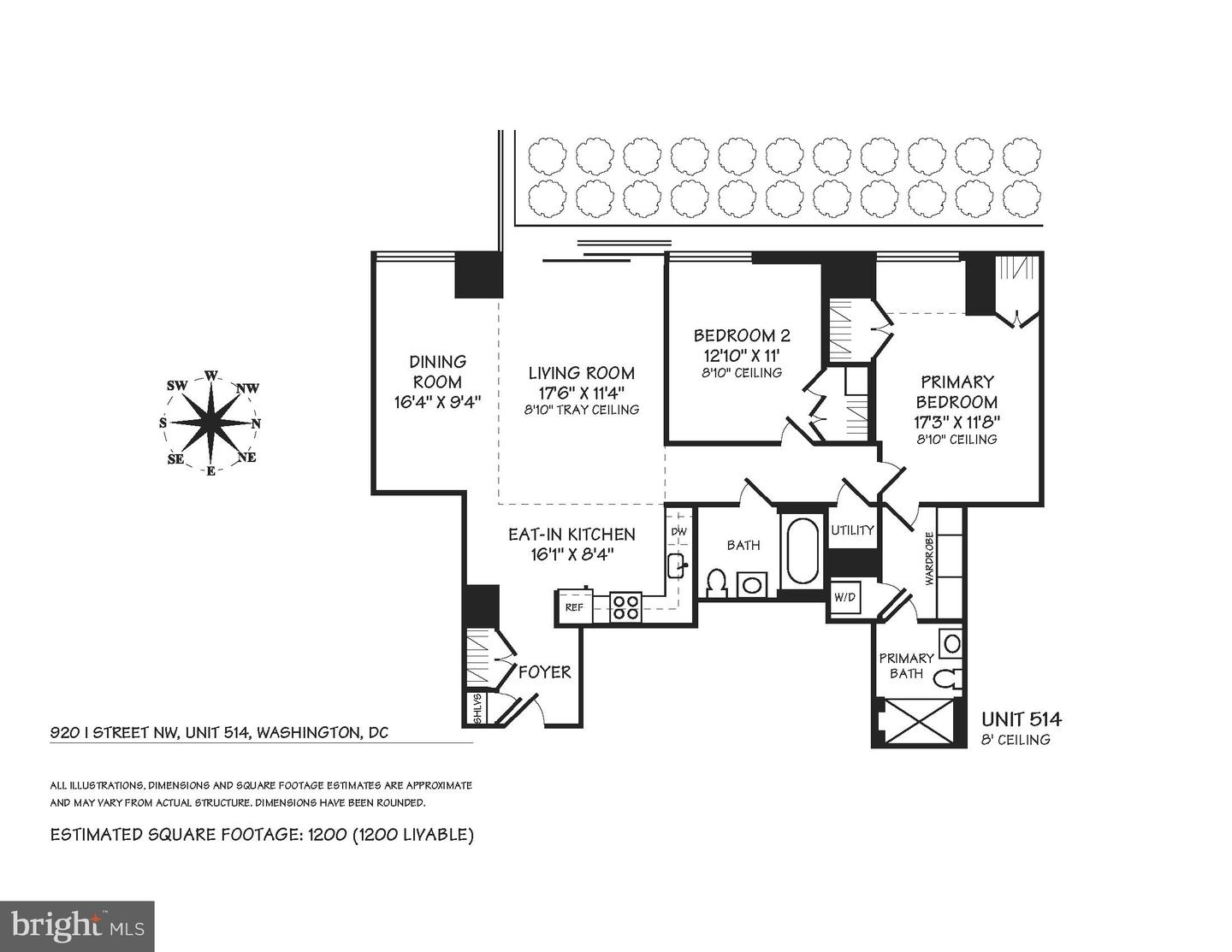 920 I ST NW #514, WASHINGTON, District Of Columbia 20001, 2 Bedrooms Bedrooms, ,2 BathroomsBathrooms,Residential,For sale,920 I ST NW #514,DCDC2164038 MLS # DCDC2164038