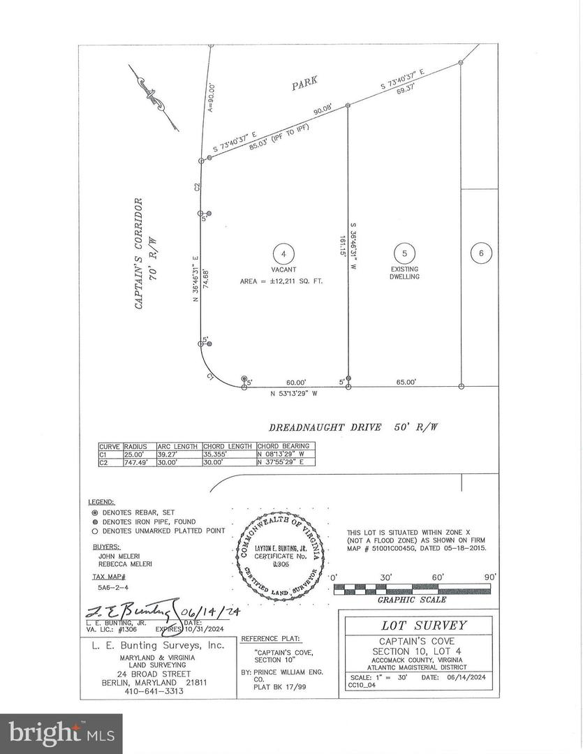 4 DREADNAUGHT DR, GREENBACKVILLE, Virginia 23356, ,Land,For sale,4 DREADNAUGHT DR,VAAC2001392 MLS # VAAC2001392