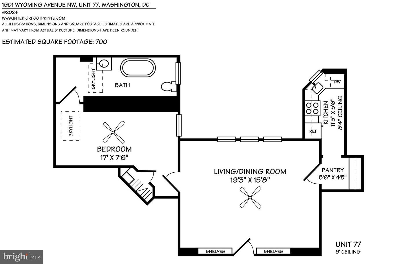 1901 WYOMING AVE NW #77, WASHINGTON, District Of Columbia 20009, 1 Bedroom Bedrooms, ,1 BathroomBathrooms,Residential,For sale,1901 WYOMING AVE NW #77,DCDC2156352 MLS # DCDC2156352