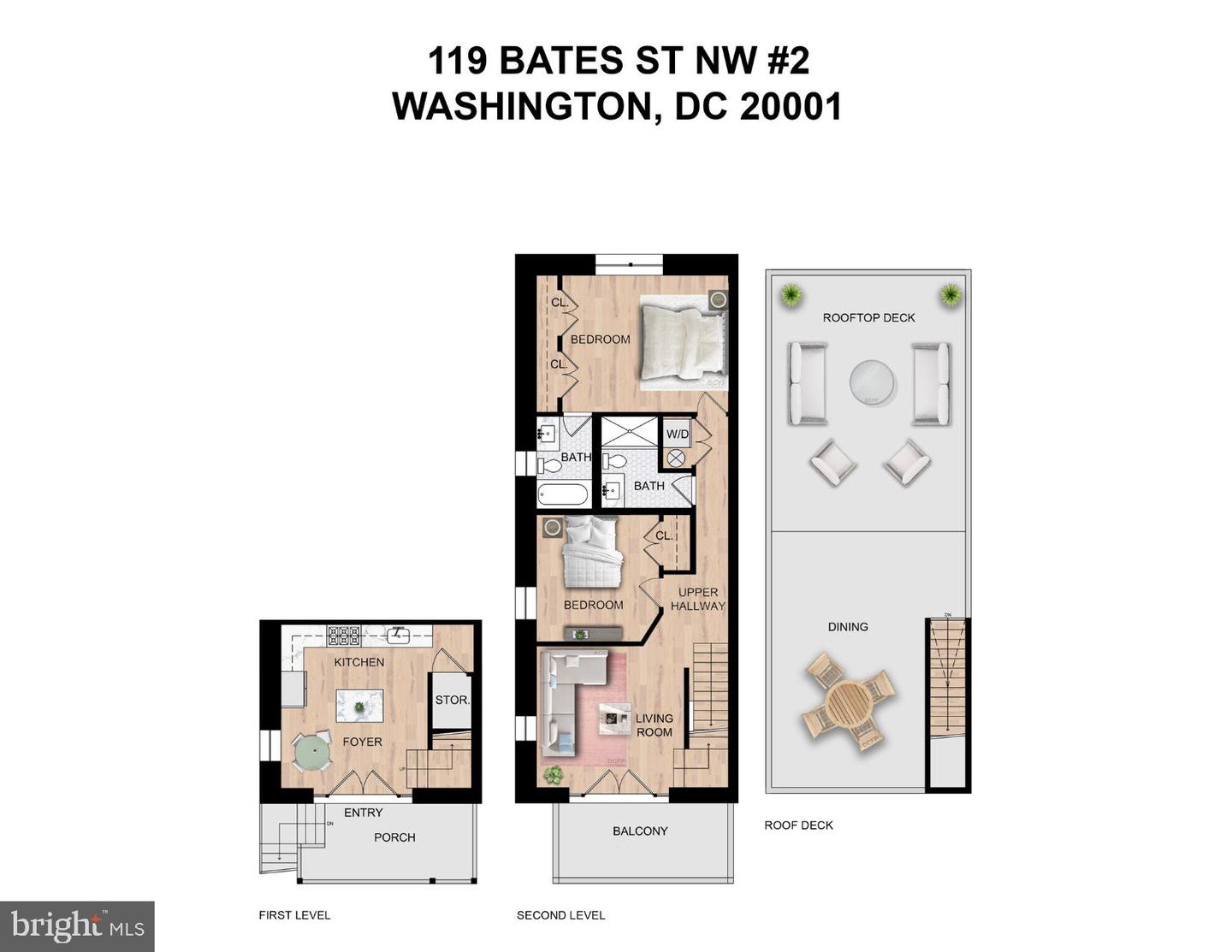 119 BATES ST NW #2, WASHINGTON, District Of Columbia 20001, 2 Bedrooms Bedrooms, ,2 BathroomsBathrooms,Residential,For sale,119 BATES ST NW #2,DCDC2155726 MLS # DCDC2155726