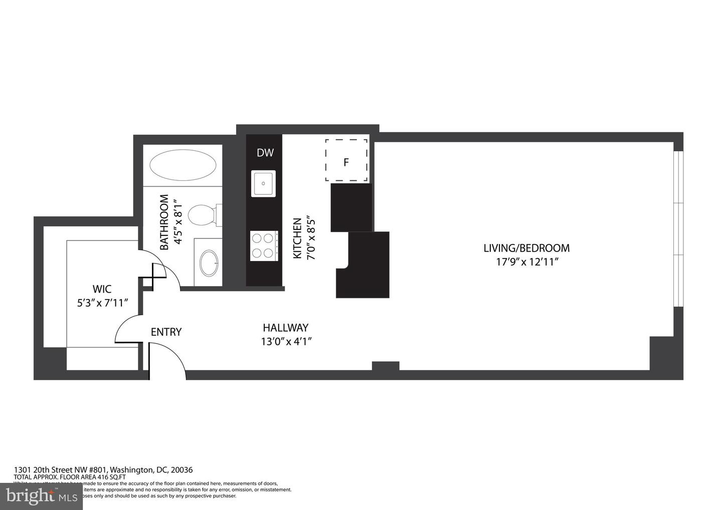 1301 20TH ST NW #801, WASHINGTON, District Of Columbia 20036, ,1 BathroomBathrooms,Residential,For sale,1301 20TH ST NW #801,DCDC2163548 MLS # DCDC2163548