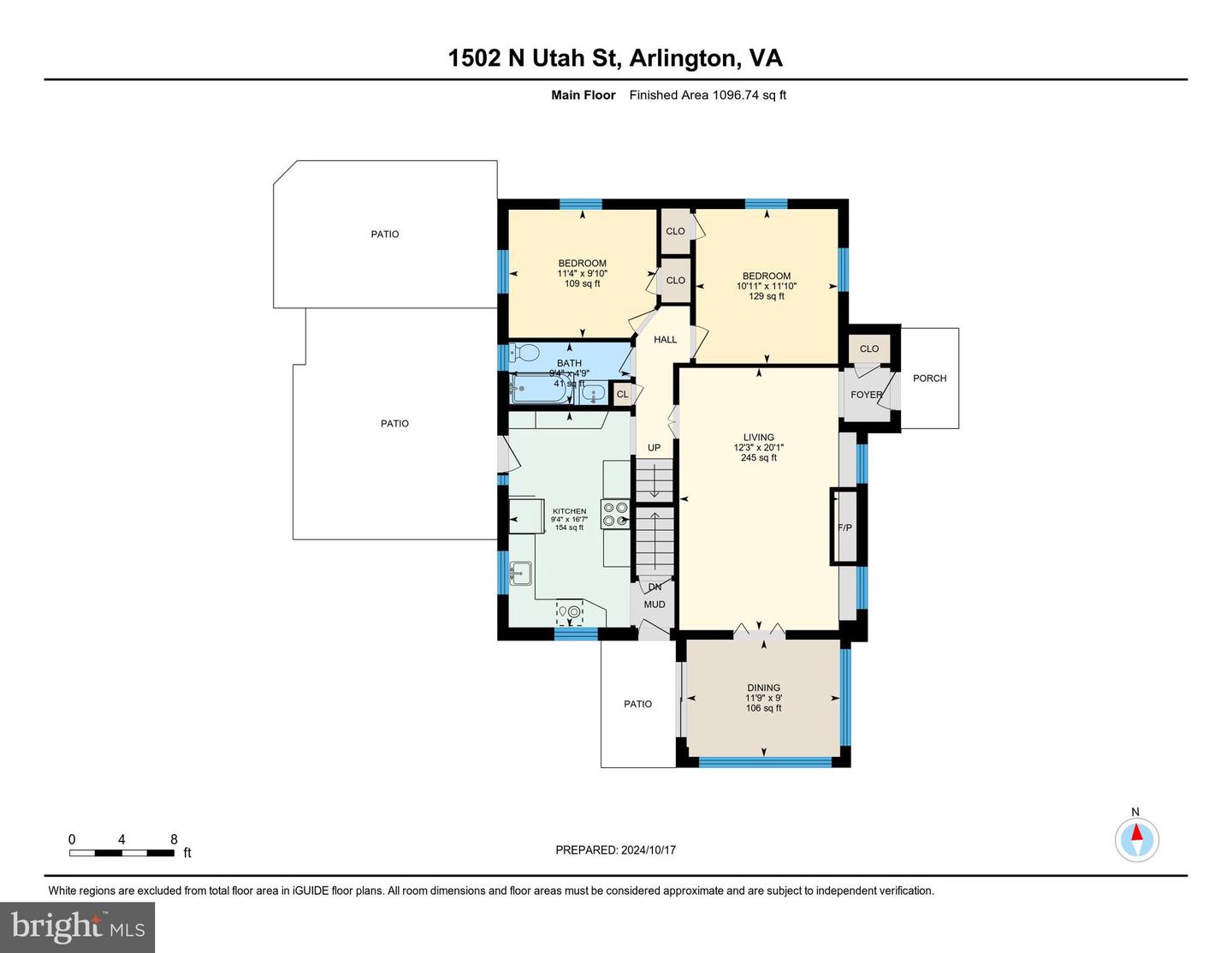 1502 N UTAH ST N, ARLINGTON, Virginia 22207, 3 Bedrooms Bedrooms, ,2 BathroomsBathrooms,Residential,For sale,1502 N UTAH ST N,VAAR2049536 MLS # VAAR2049536