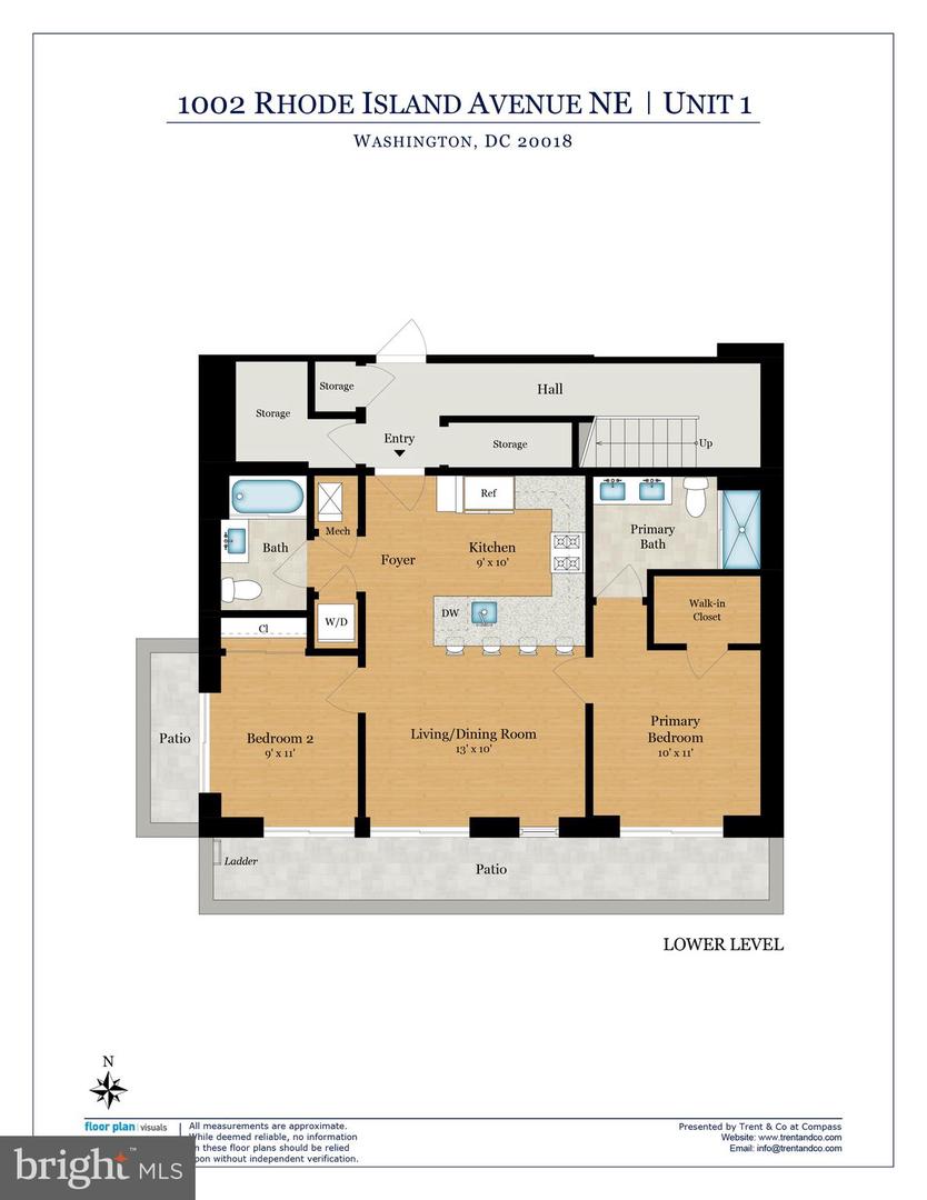 1002 RHODE ISLAND AVE NE #2, WASHINGTON, District Of Columbia 20018, 2 Bedrooms Bedrooms, ,2 BathroomsBathrooms,Residential,For sale,1002 RHODE ISLAND AVE NE #2,DCDC2164948 MLS # DCDC2164948