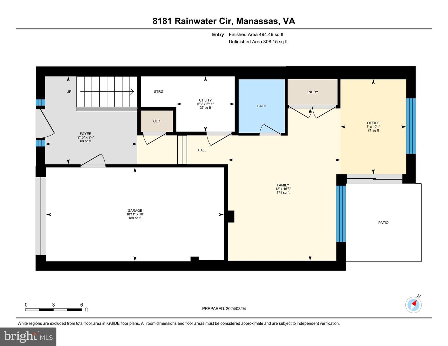 8181 RAINWATER CIR, MANASSAS, Virginia 20111, 3 Bedrooms Bedrooms, ,2 BathroomsBathrooms,Residential,For sale,8181 RAINWATER CIR,VAPW2066376 MLS # VAPW2066376