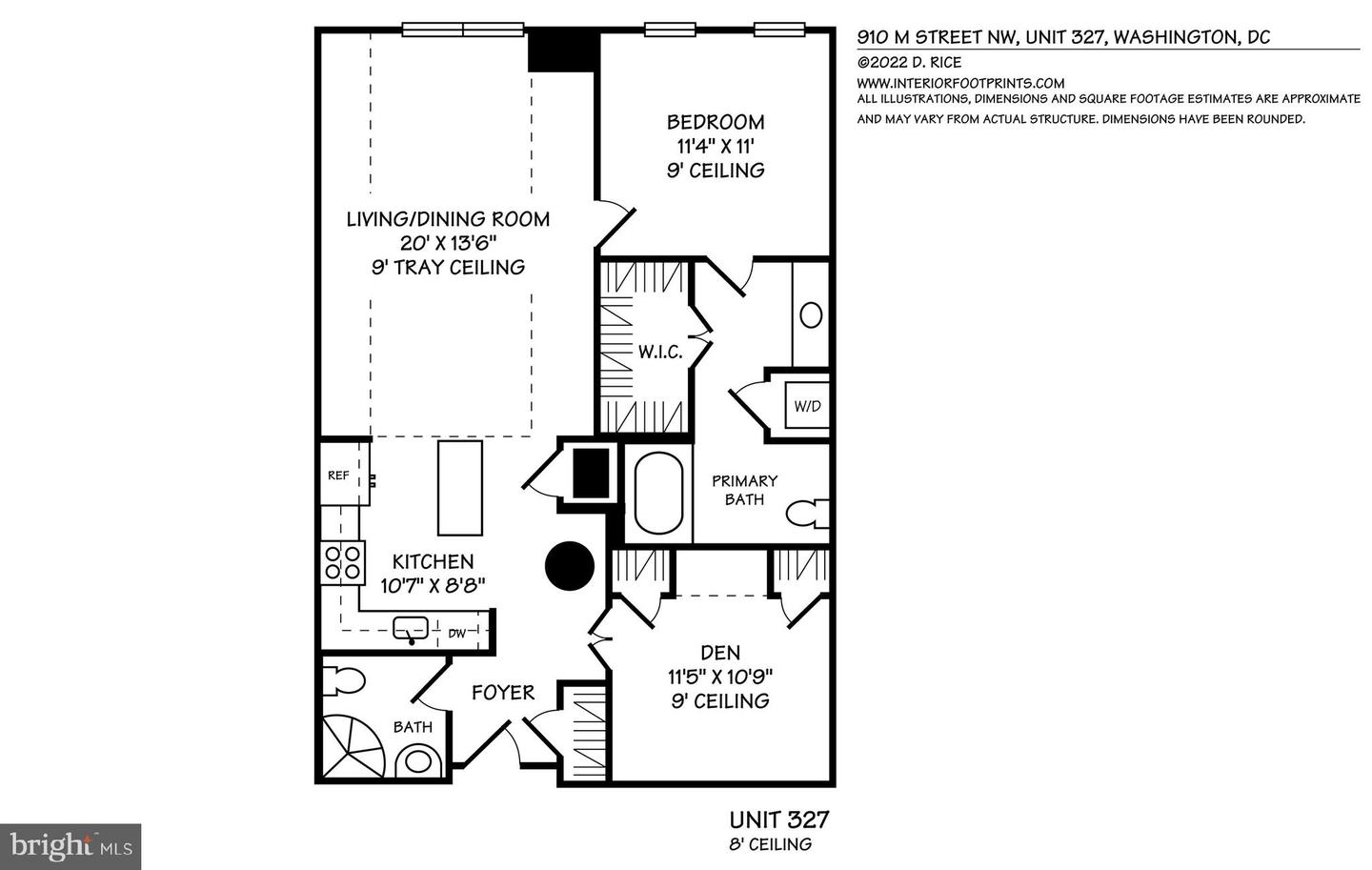 910 M ST NW #327, WASHINGTON, District Of Columbia 20001, 2 Bedrooms Bedrooms, ,2 BathroomsBathrooms,Residential,For sale,910 M ST NW #327,DCDC2163878 MLS # DCDC2163878