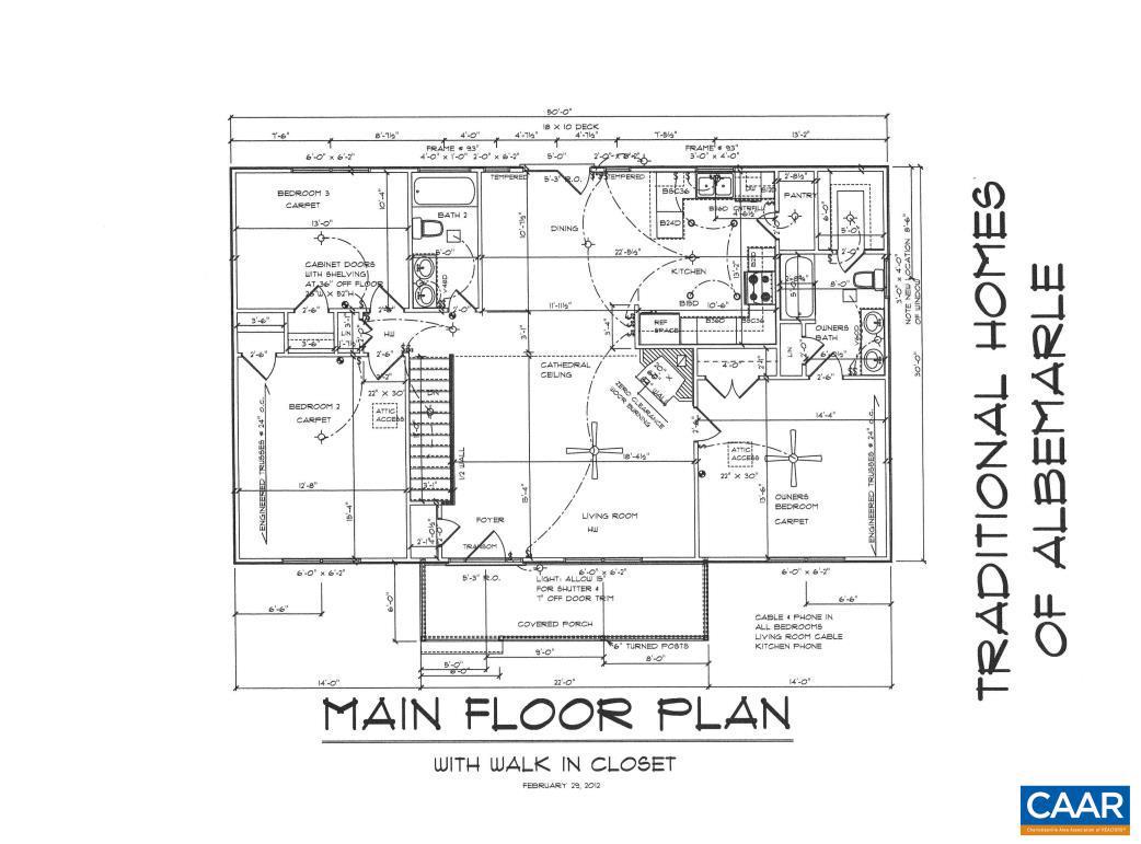 436 E DAFFODIL RD, RUCKERSVILLE, Virginia 22968, 3 Bedrooms Bedrooms, ,3 BathroomsBathrooms,Residential,For sale,436 E DAFFODIL RD,657942 MLS # 657942