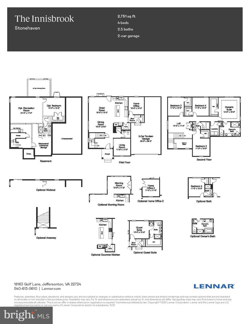 2343 HAWKSHILL DR #INNISBROOK LOT 2209, JEFFERSONTON, Virginia 22724, 6 Bedrooms Bedrooms, ,4 BathroomsBathrooms,Residential,For sale,2343 HAWKSHILL DR #INNISBROOK LOT 2209,VACU2009118 MLS # VACU2009118