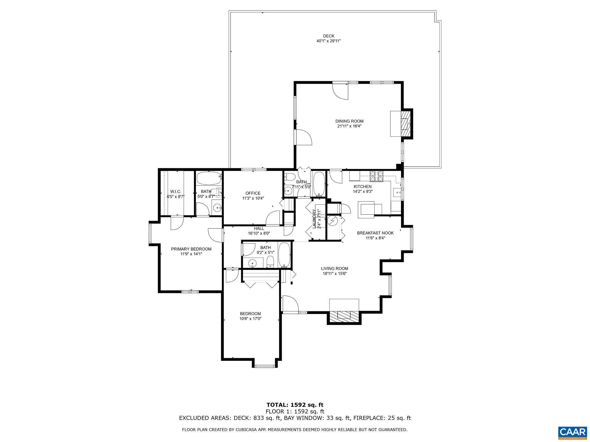 1249 TIMBERBRANCH CT, CHARLOTTESVILLE, Virginia 22902, 3 Bedrooms Bedrooms, ,3 BathroomsBathrooms,Residential,1249 TIMBERBRANCH CT,657969 MLS # 657969