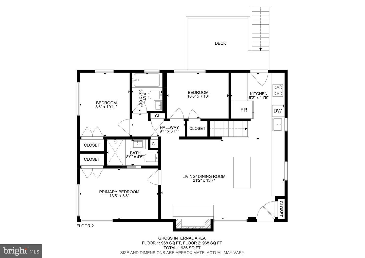 1204 34TH PL SE, WASHINGTON, District Of Columbia 20019, 4 Bedrooms Bedrooms, ,3 BathroomsBathrooms,Residential,For sale,1204 34TH PL SE,DCDC2165030 MLS # DCDC2165030