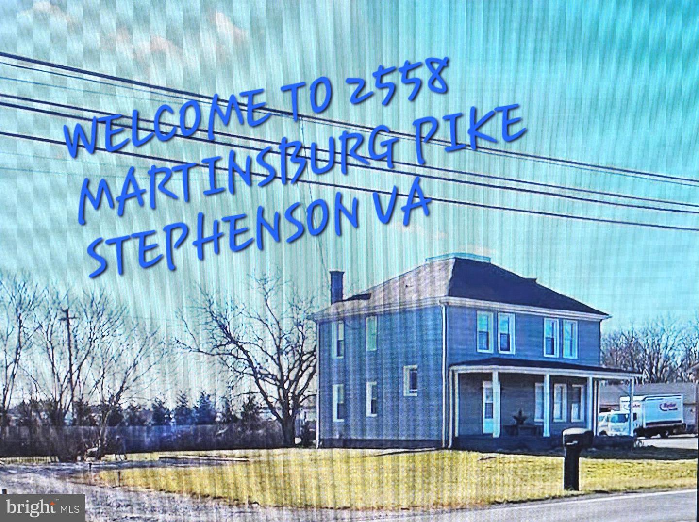 2558 MARTINSBURG PIKE, STEPHENSON, Virginia 22656, 4 Bedrooms Bedrooms, ,1 BathroomBathrooms,Residential,For sale,2558 MARTINSBURG PIKE,VAFV2017426 MLS # VAFV2017426