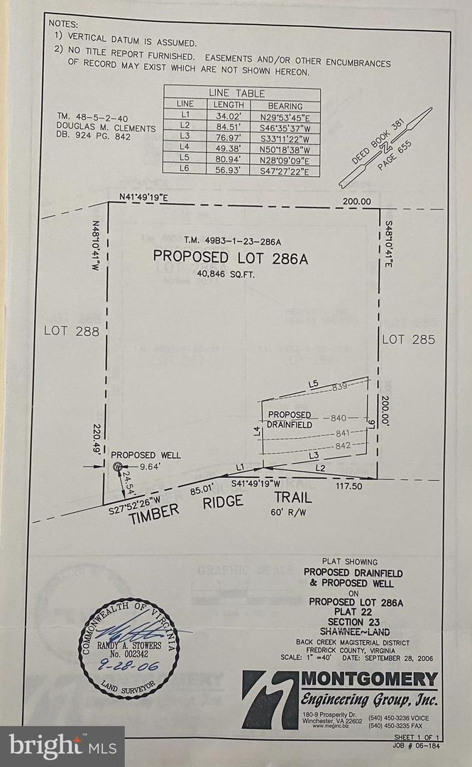 LOT 386A TIMBER RIDGE TRL, WINCHESTER, Virginia 22602, ,Land,For sale,LOT 386A TIMBER RIDGE TRL,VAFV2022474 MLS # VAFV2022474