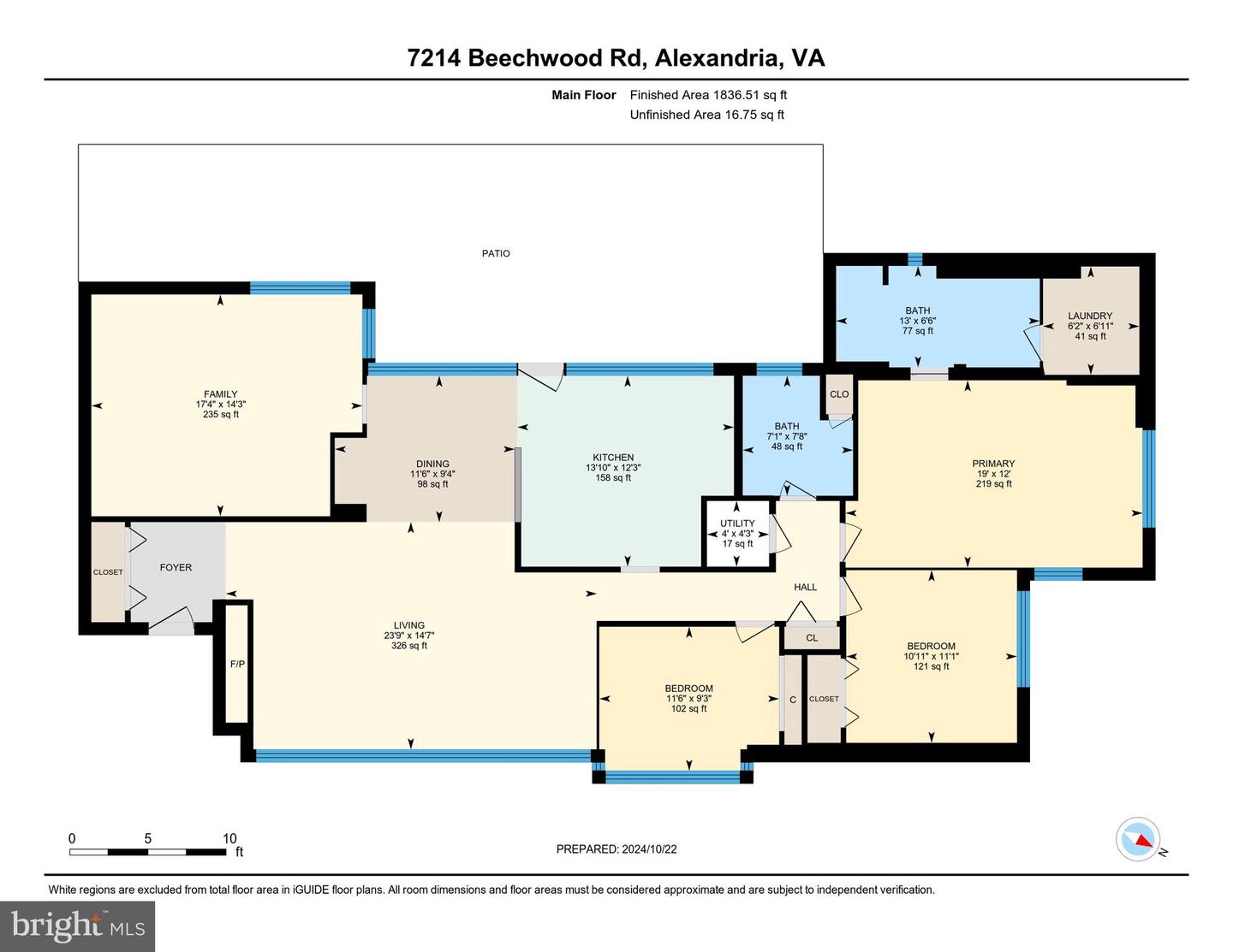 7214 BEECHWOOD RD, ALEXANDRIA, Virginia 22307, 3 Bedrooms Bedrooms, ,2 BathroomsBathrooms,Residential,For sale,7214 BEECHWOOD RD,VAFX2205916 MLS # VAFX2205916