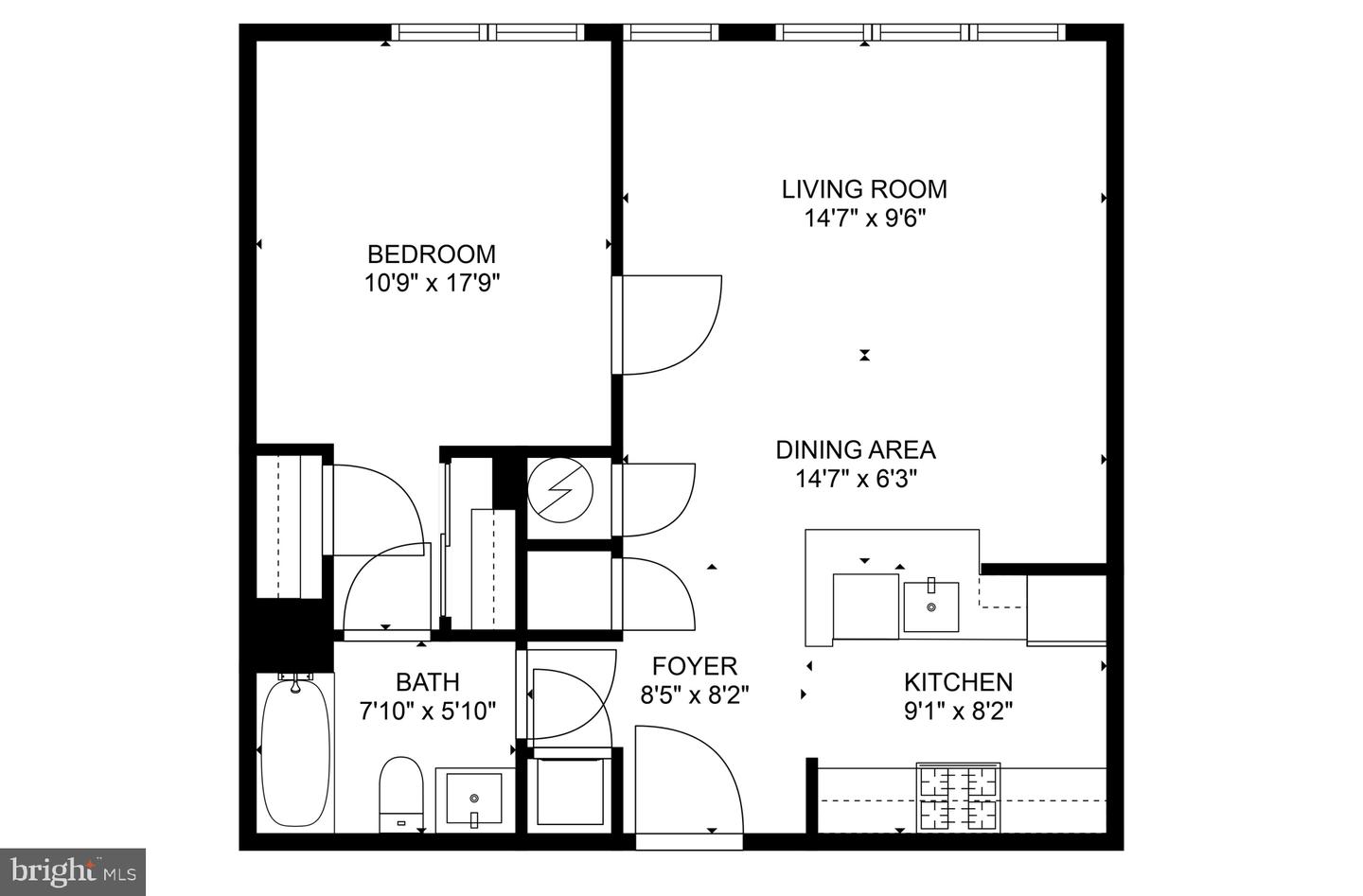 2004 11TH ST NW #425, WASHINGTON, District Of Columbia 20001, 1 Bedroom Bedrooms, ,1 BathroomBathrooms,Residential,For sale,2004 11TH ST NW #425,DCDC2165872 MLS # DCDC2165872