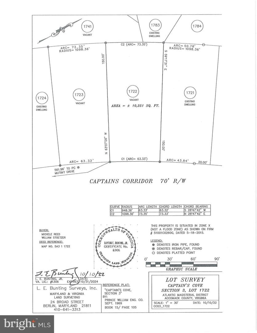 1722 CAPTAINS CORR, GREENBACKVILLE, Virginia 23356, ,Land,For sale,1722 CAPTAINS CORR,VAAC2001416 MLS # VAAC2001416