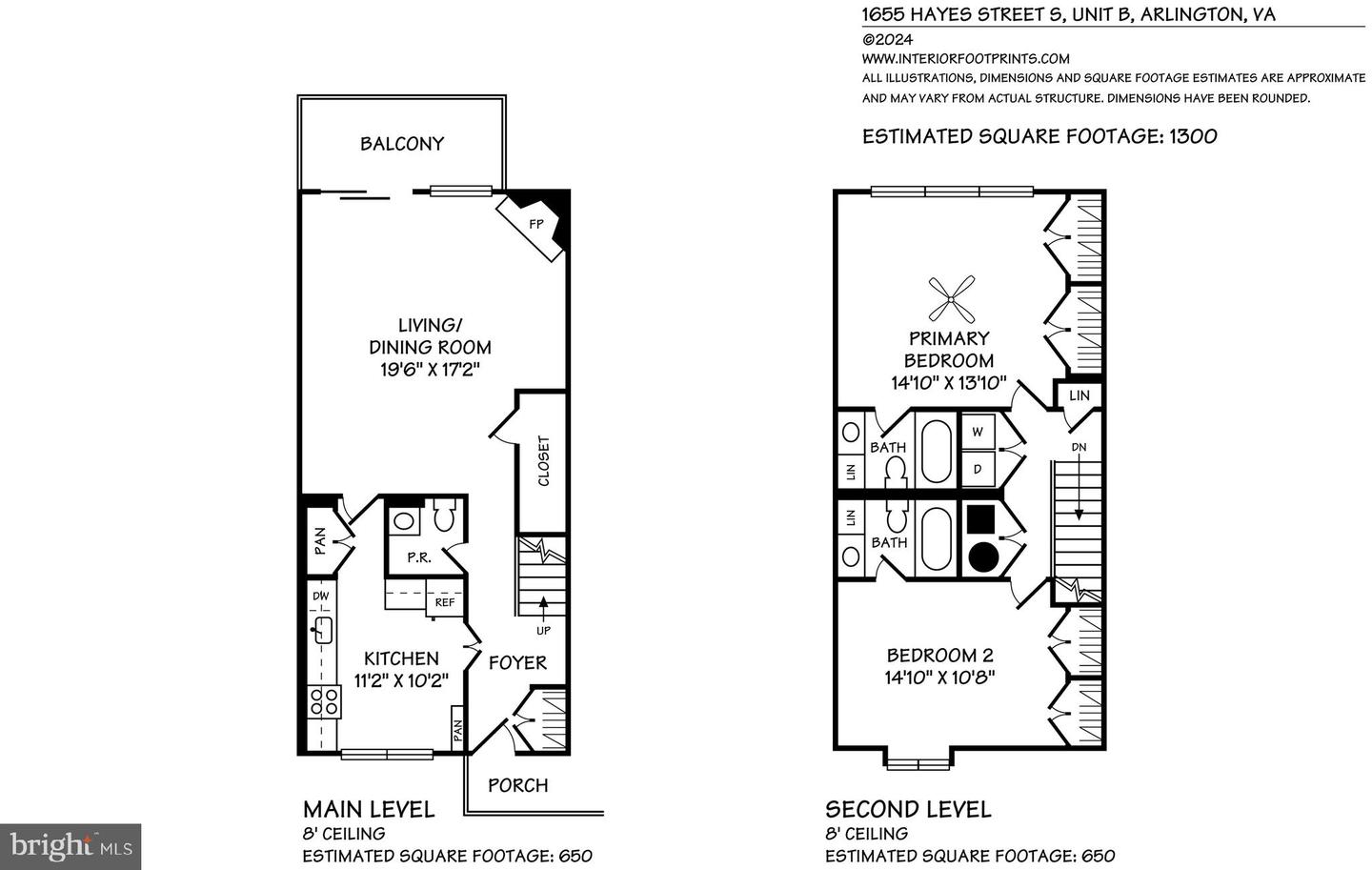 1655 S HAYES ST #B, ARLINGTON, Virginia 22202, 2 Bedrooms Bedrooms, ,2 BathroomsBathrooms,Residential,For sale,1655 S HAYES ST #B,VAAR2049748 MLS # VAAR2049748