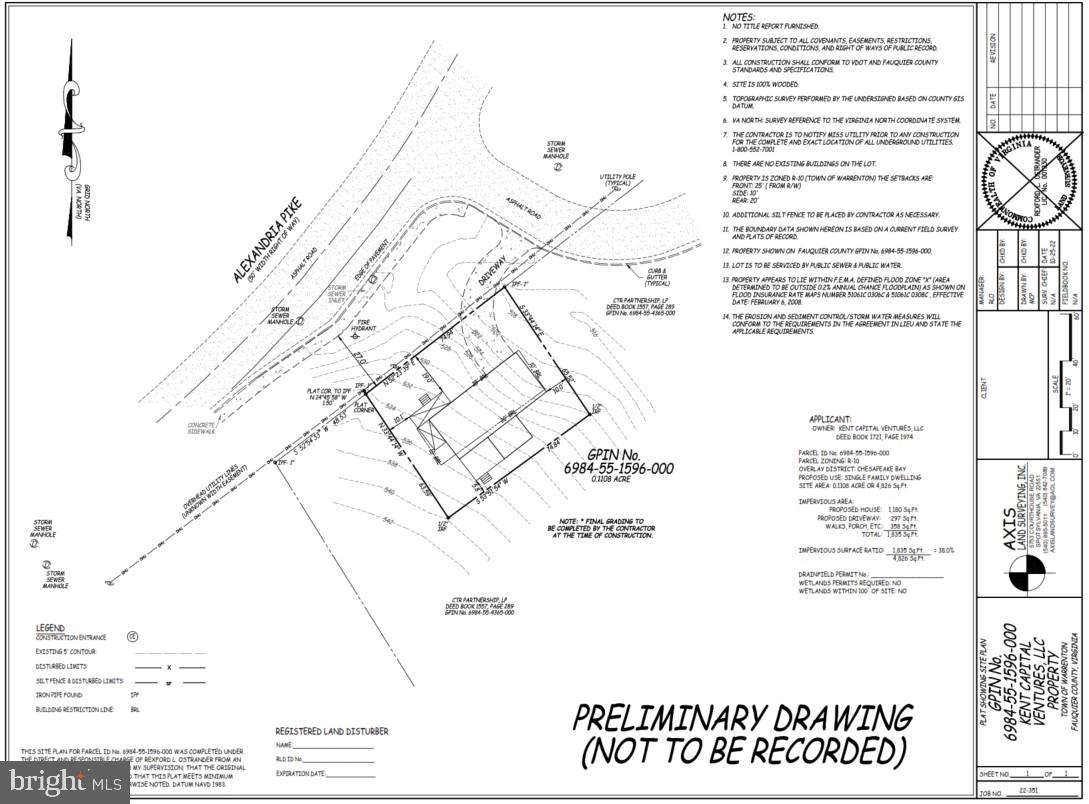 241 ALEXANDRIA PIKE, WARRENTON, Virginia 20186, ,Land,For sale,241 ALEXANDRIA PIKE,VAFQ2014446 MLS # VAFQ2014446