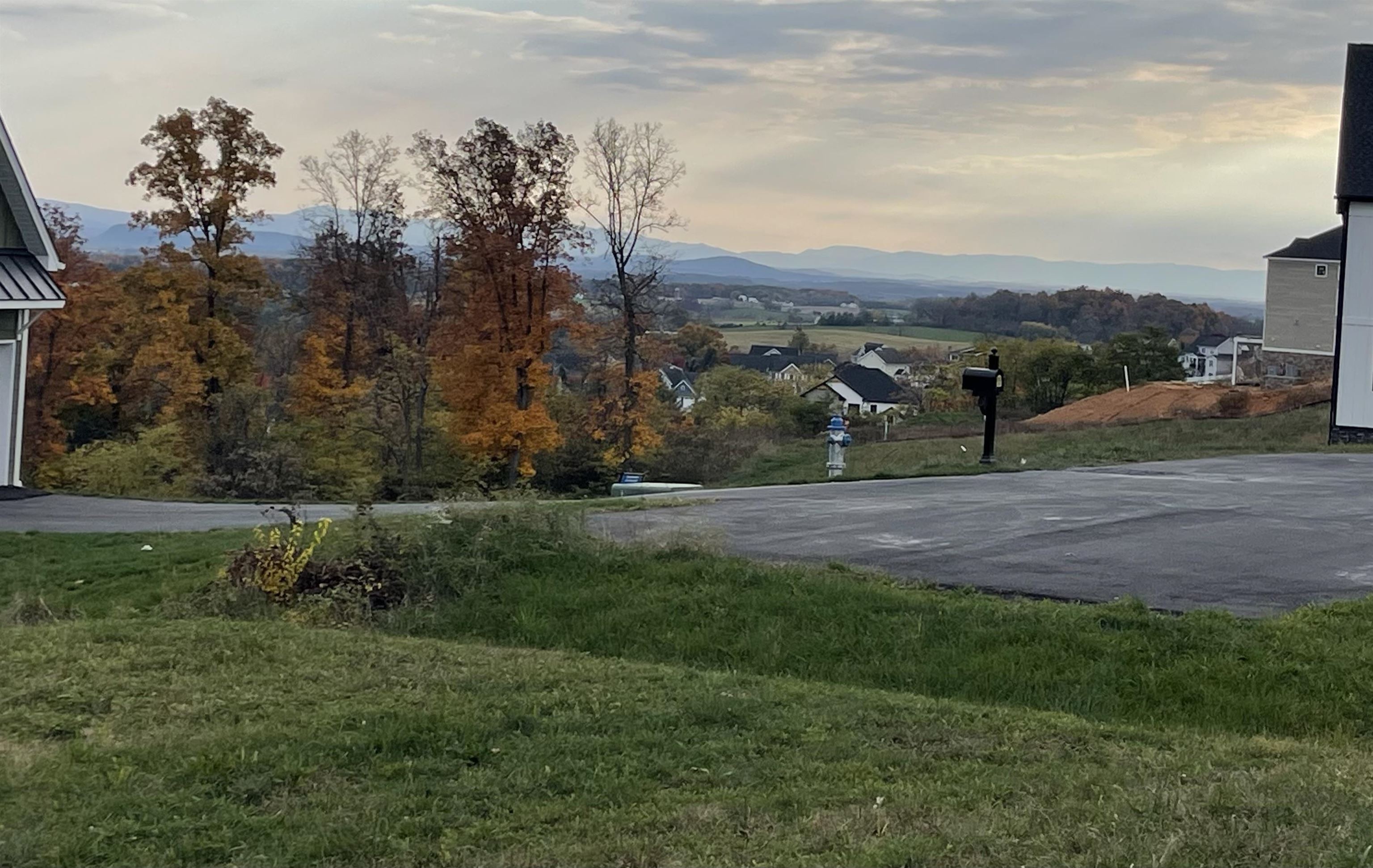 View from Lot to the SE, continuing views of the Blue Ridge Mountains