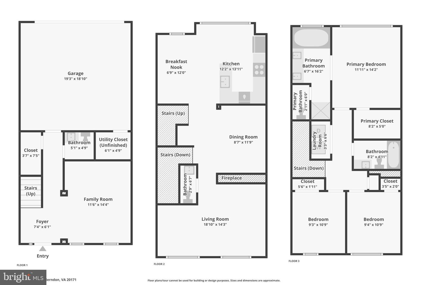 2507 BRONZE STONE PL, HERNDON, Virginia 20171, 3 Bedrooms Bedrooms, ,2 BathroomsBathrooms,Residential,For sale,2507 BRONZE STONE PL,VAFX2207584 MLS # VAFX2207584