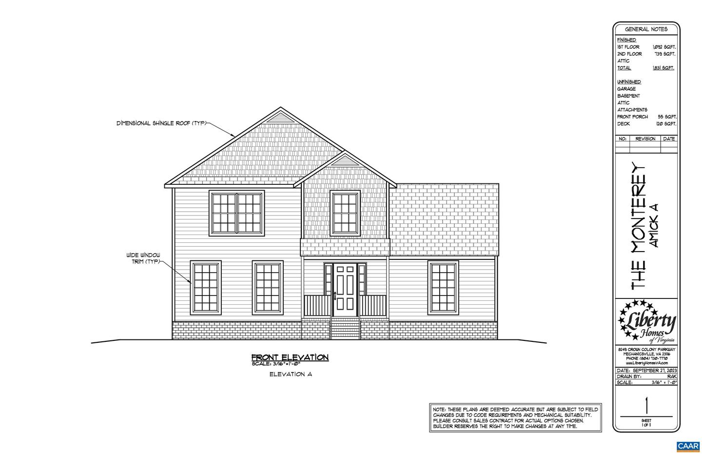 0 AMICK RD #AMICK A, LOUISA, Virginia 23093, 4 Bedrooms Bedrooms, ,2 BathroomsBathrooms,Residential,For sale,0 AMICK RD #AMICK A,658271 MLS # 658271