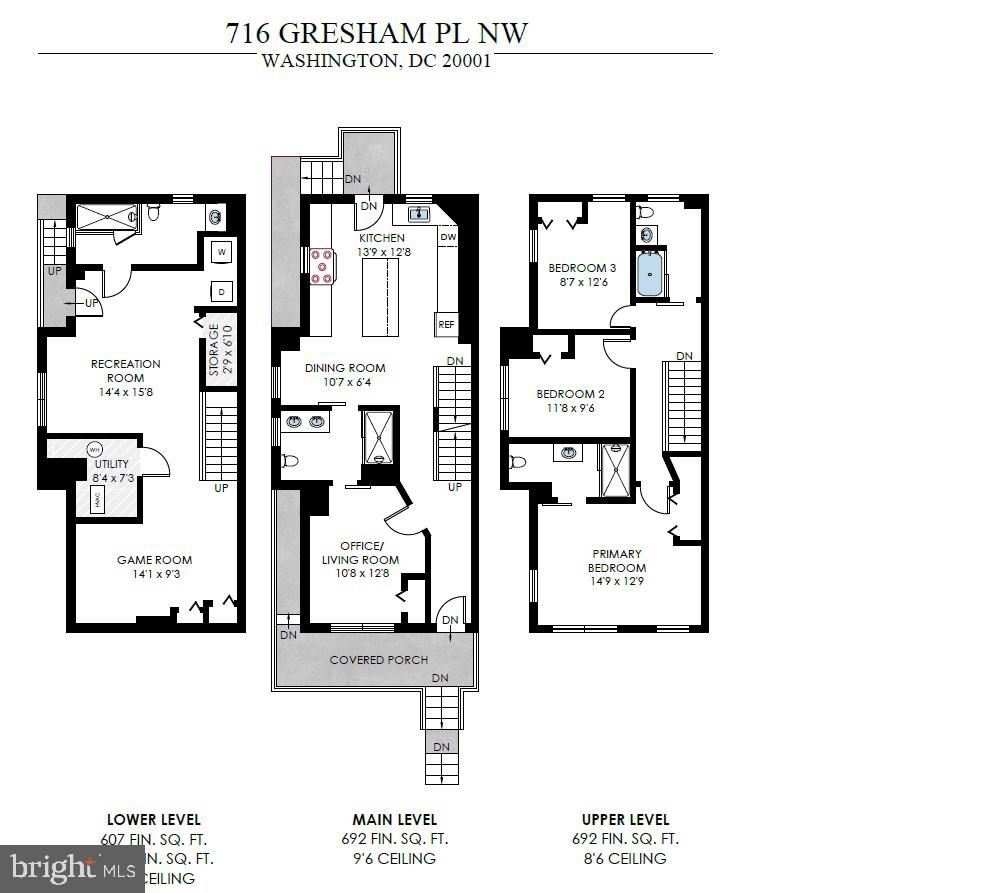 716 GRESHAM PL NW, WASHINGTON, District Of Columbia 20001, 4 Bedrooms Bedrooms, 10 Rooms Rooms,4 BathroomsBathrooms,Residential,For sale,716 GRESHAM PL NW,DCDC2166454 MLS # DCDC2166454