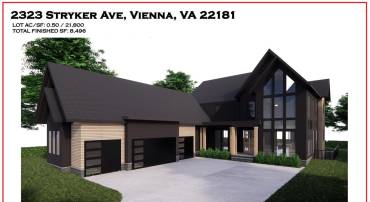 2323 STRYKER AVE, VIENNA, Virginia 22181, 7 Bedrooms Bedrooms, ,6 BathroomsBathrooms,Residential,For sale,2323 STRYKER AVE,VAFX2208212 MLS # VAFX2208212