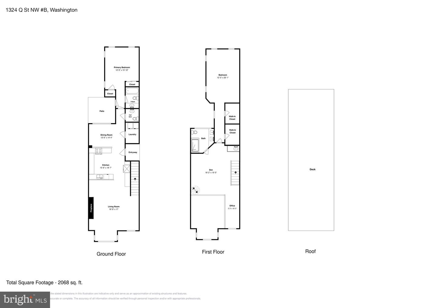 1324 Q ST NW #PENTHOUSE B, WASHINGTON, District Of Columbia 20009, 2 Bedrooms Bedrooms, ,2 BathroomsBathrooms,Residential,For sale,1324 Q ST NW #PENTHOUSE B,DCDC2144700 MLS # DCDC2144700