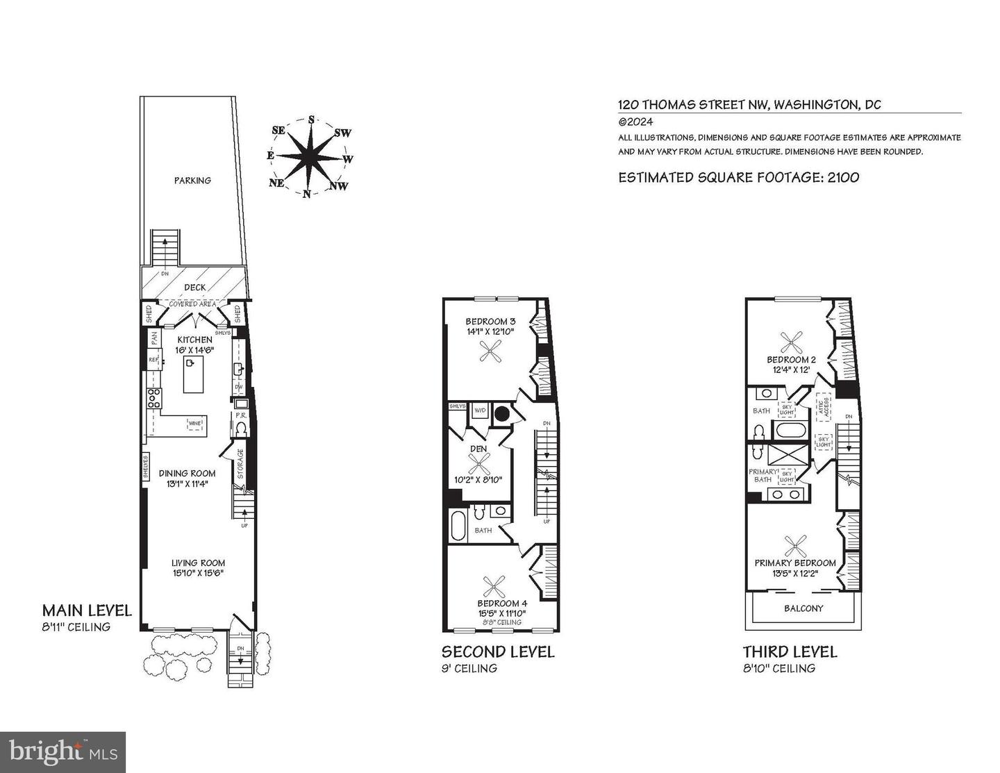 120 THOMAS ST NW, WASHINGTON, District Of Columbia 20001, 4 Bedrooms Bedrooms, ,3 BathroomsBathrooms,Residential,For sale,120 THOMAS ST NW,DCDC2166746 MLS # DCDC2166746