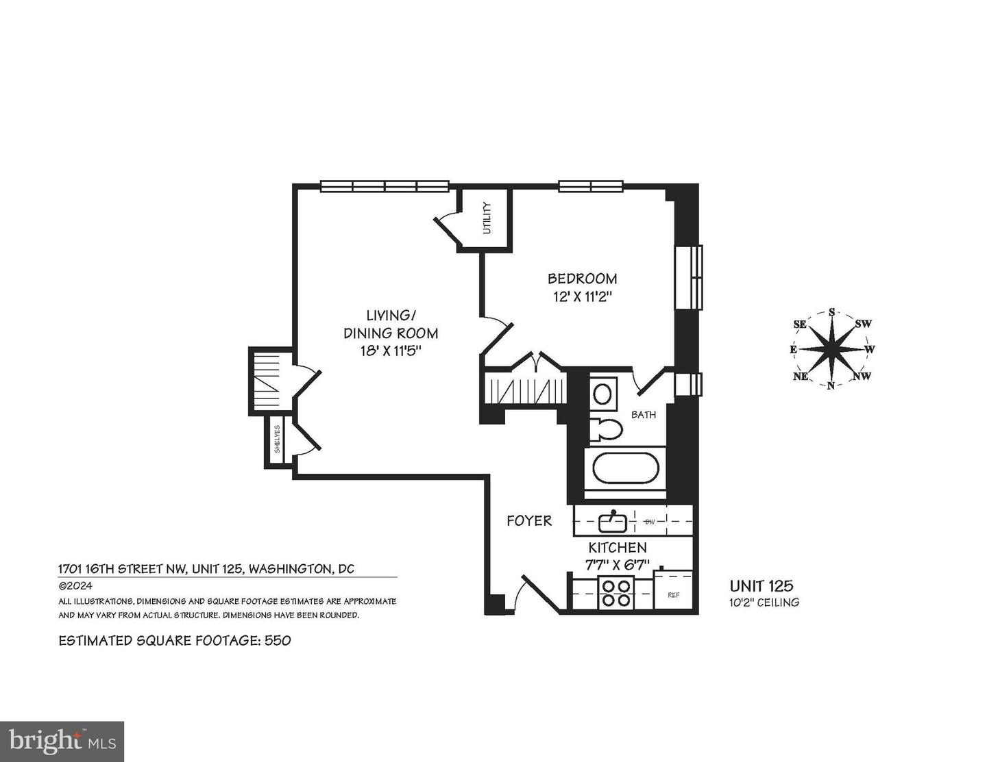 1701 16TH ST NW, WASHINGTON, District Of Columbia 20009, 1 Bedroom Bedrooms, ,1 BathroomBathrooms,Residential,For sale,1701 16TH ST NW,DCDC2166894 MLS # DCDC2166894