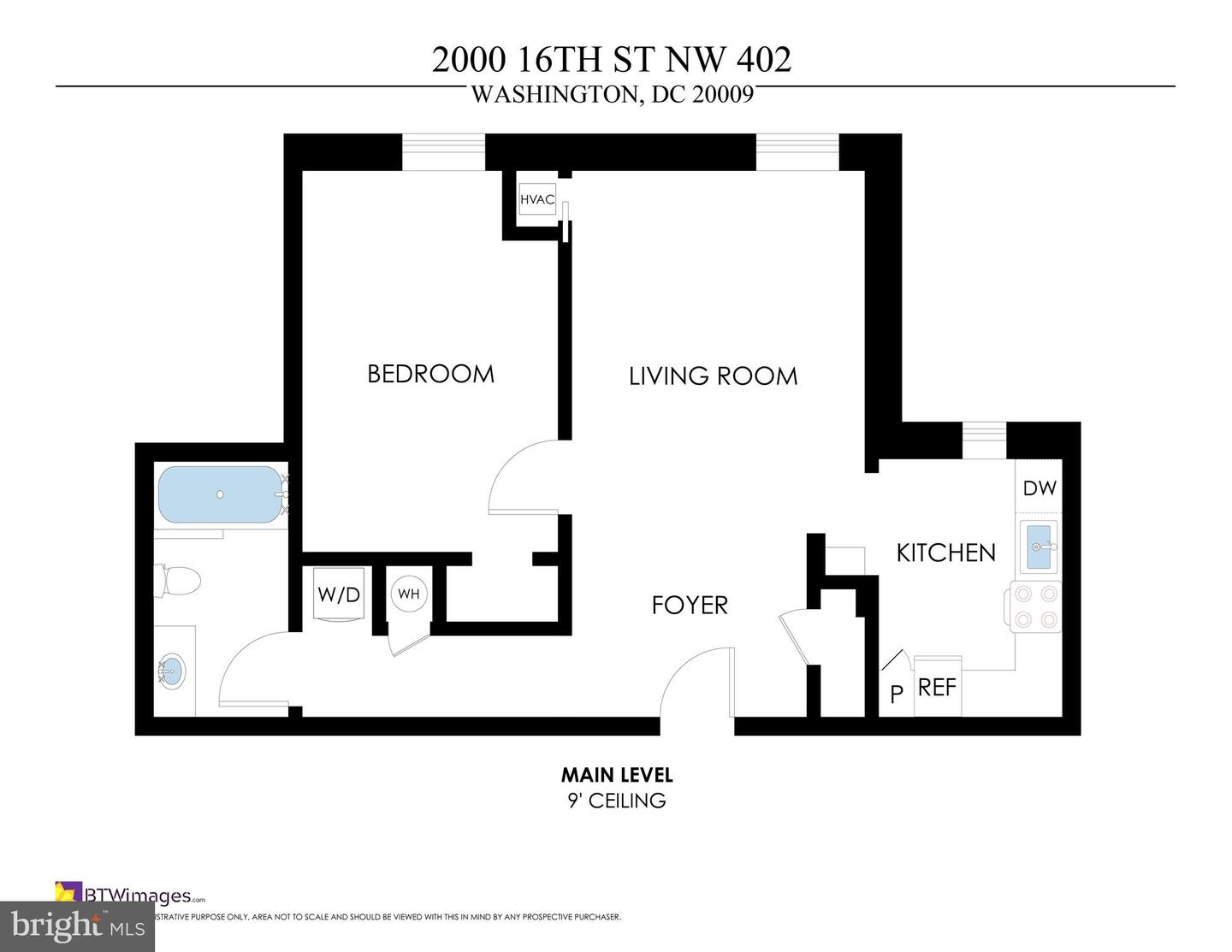 2000 16TH ST NW #402, WASHINGTON, District Of Columbia 20009, 1 Bedroom Bedrooms, ,1 BathroomBathrooms,Residential,For sale,2000 16TH ST NW #402,DCDC2166876 MLS # DCDC2166876