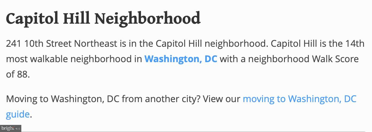 241 10TH ST NE, WASHINGTON, District Of Columbia 20002, 3 Bedrooms Bedrooms, 10 Rooms Rooms,2 BathroomsBathrooms,Residential,For sale,241 10TH ST NE,DCDC2166418 MLS # DCDC2166418