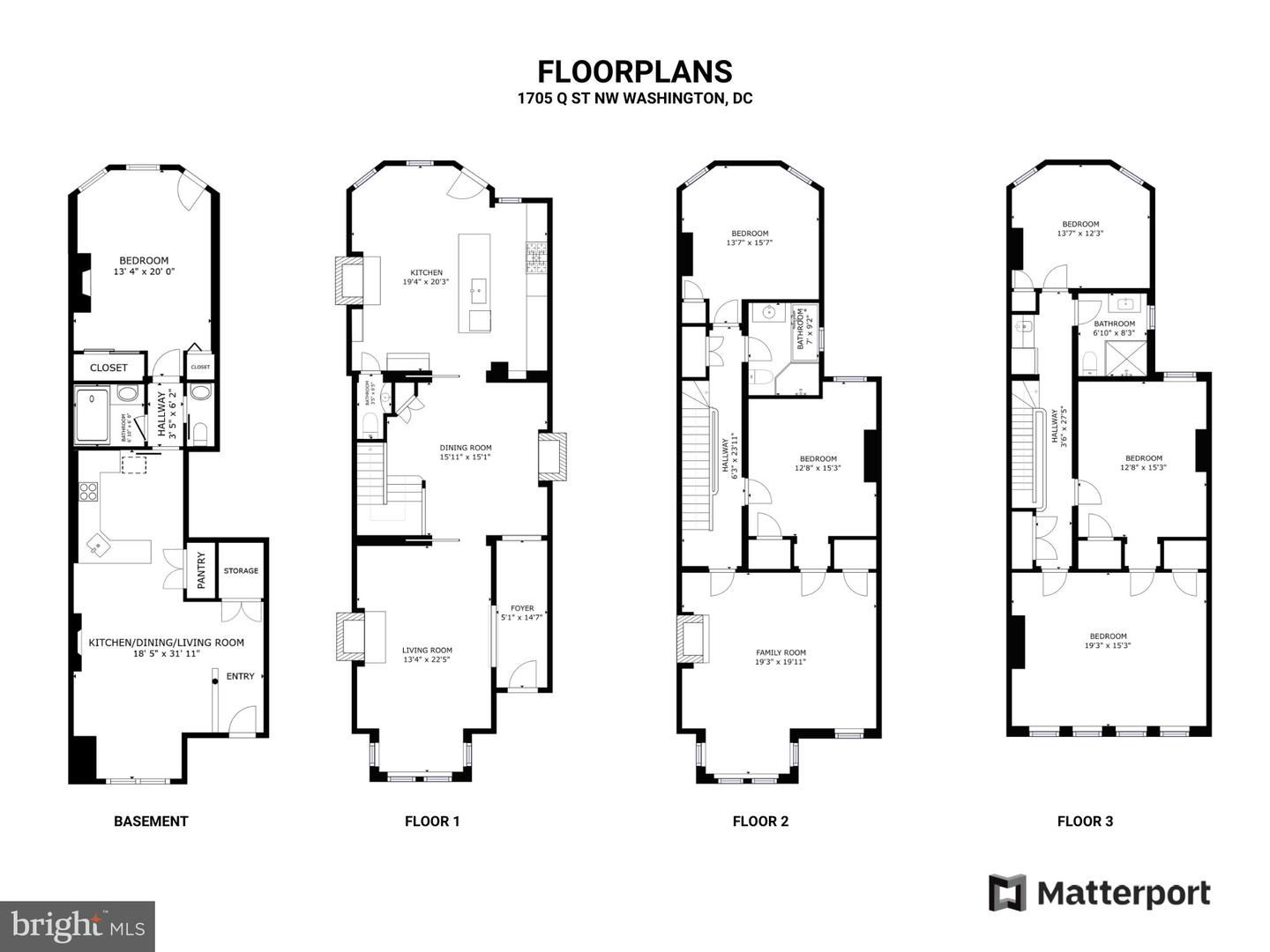 1705 Q ST NW, WASHINGTON, District Of Columbia 20009, 7 Bedrooms Bedrooms, ,3 BathroomsBathrooms,Residential,For sale,1705 Q ST NW,DCDC2159800 MLS # DCDC2159800