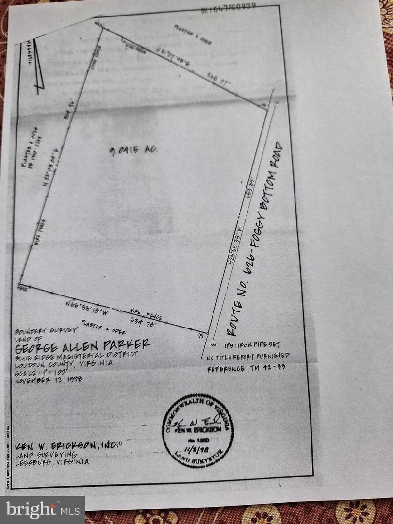 FOGGY BOTTOM RD., BLUEMONT, Virginia 20135, ,Land,For sale,FOGGY BOTTOM RD.,VALO2067618 MLS # VALO2067618