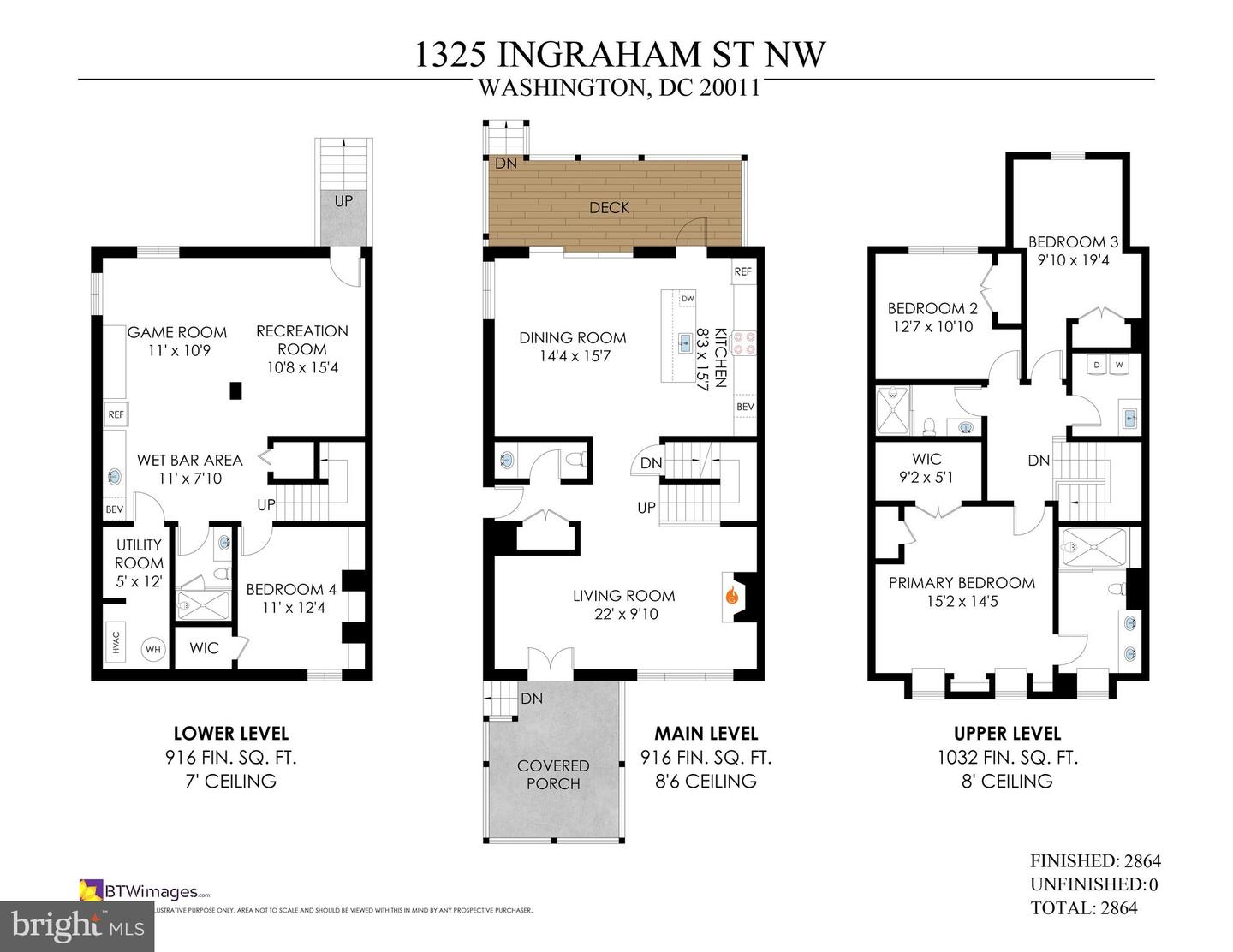 1325 INGRAHAM ST NW, WASHINGTON, District Of Columbia 20011, 4 Bedrooms Bedrooms, ,3 BathroomsBathrooms,Residential,For sale,1325 INGRAHAM ST NW,DCDC2164982 MLS # DCDC2164982