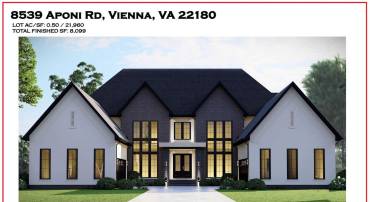 8539 APONI RD, VIENNA, Virginia 22180, 6 Bedrooms Bedrooms, ,6 BathroomsBathrooms,Residential,For sale,8539 APONI RD,VAFX2208516 MLS # VAFX2208516